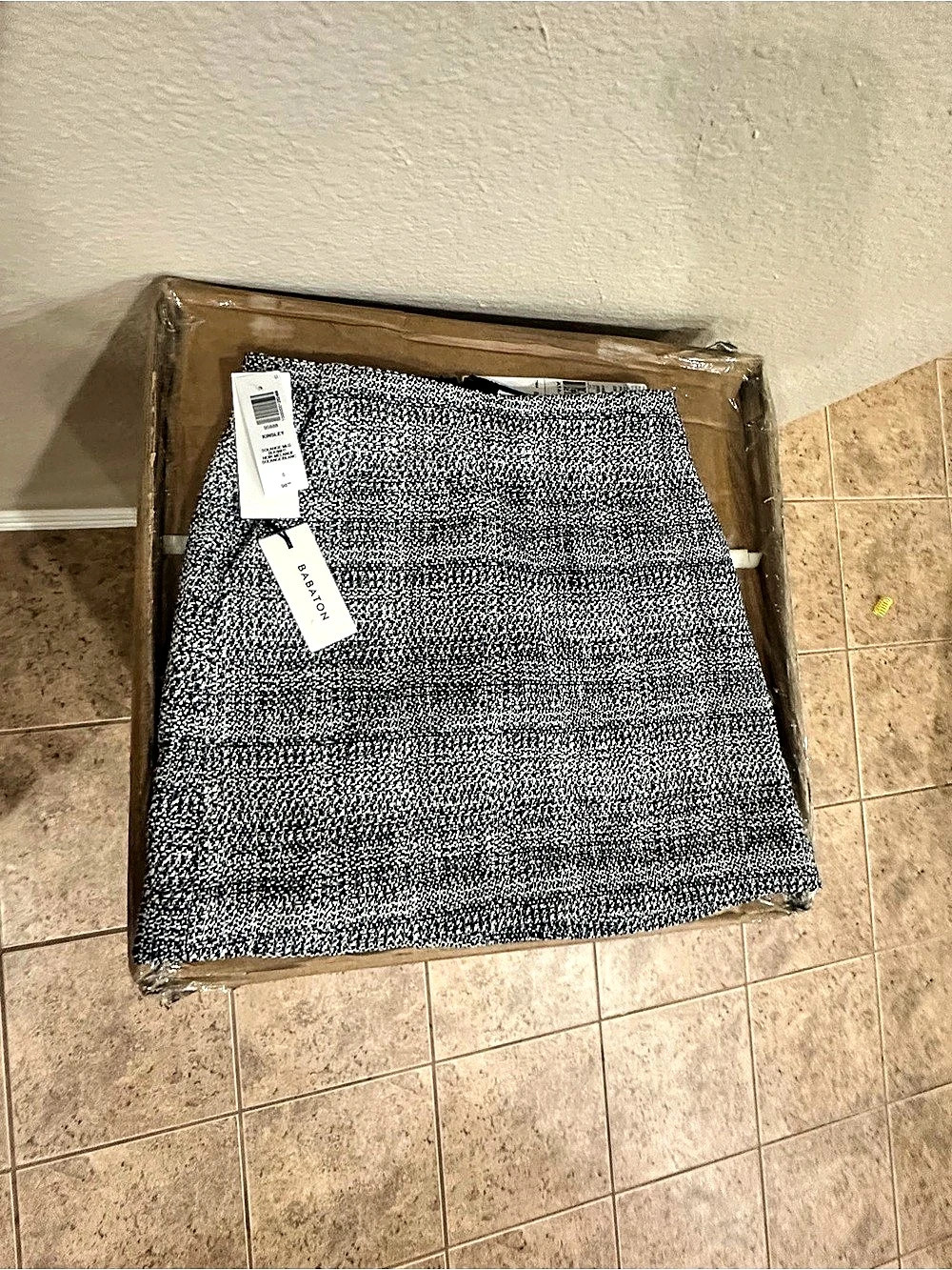 Babaton Solange MLG Skirt Midi Skirt in Black & White Size 0 NWT